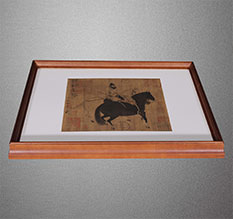 庄河书画装裱配框服务案例